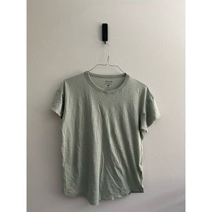 Madewell • Soft Green Cotton Tee